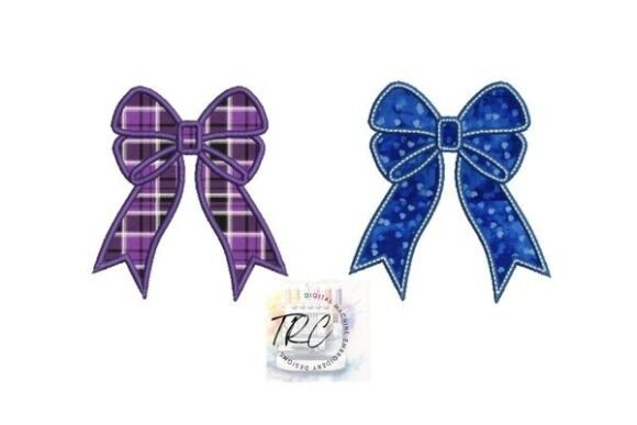 Applique Bow Embroidery Design Review for Boutique Sweatshirts