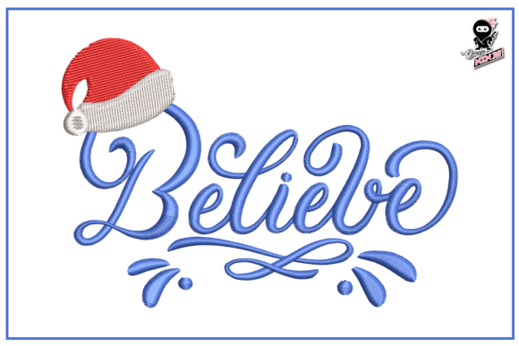 Believe in Santa Claus, Christmas Embroidery Design Review