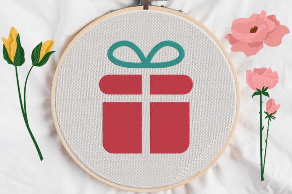 Christmas Gift Box Embroidery Design Review