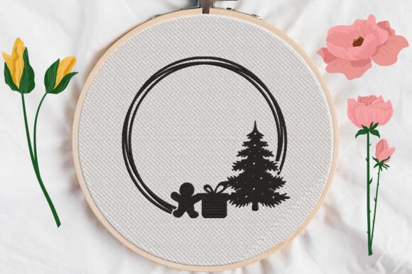 Christmas Tree Wreath Monogram Frame Review for Real Projects