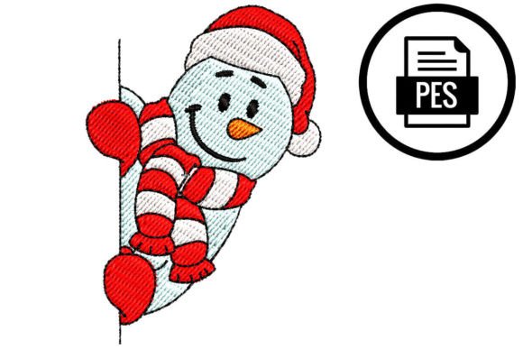 Cute Christmas Snowman Embroidery for Boutique Sweatshirts