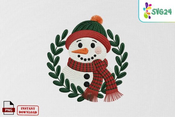 Cute Christmas Snowman Embroidery PNG Review for Boutique Sweatshirts