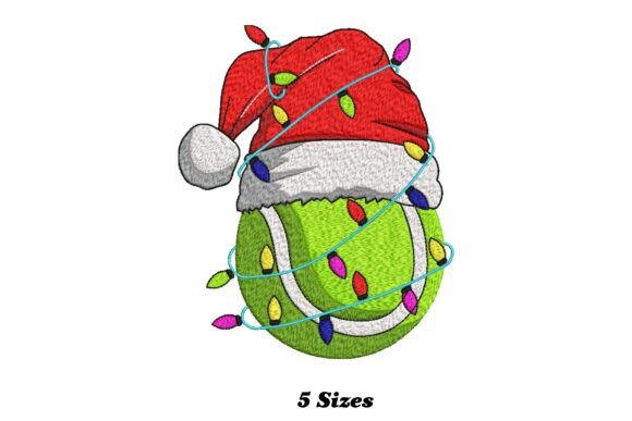 Lighting Tennis Ball Christmas Embroidery Design Review