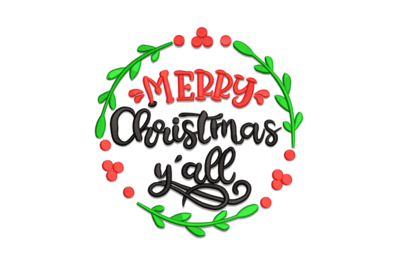 Merry Christmas Y’all: A Southern Holiday Embroidery Design Review