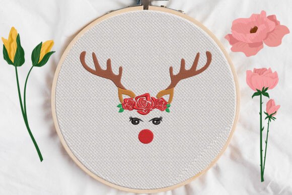 Reindeer Antlers Embroidery Design Review for Sellers
