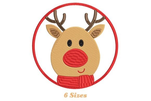 Reindeer Face Embroidery Review for Apparel Projects