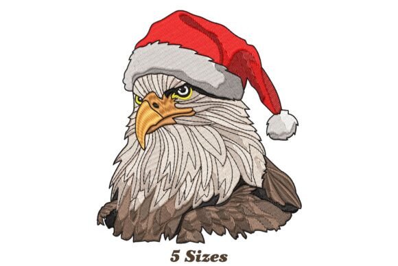 Santa Hat Eagle Christmas Embroidery Design Review